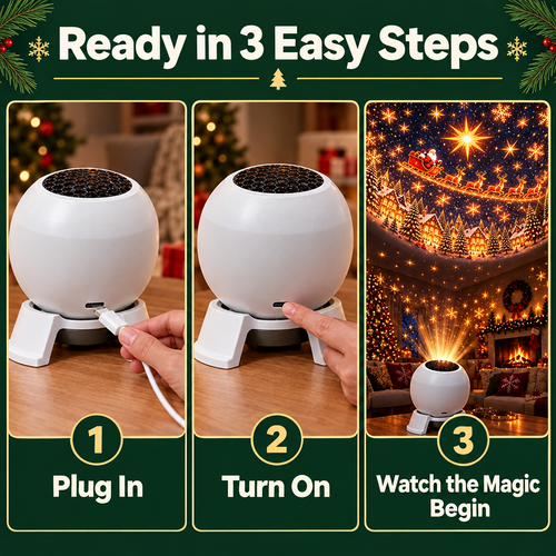 Holiday Projection Night Light