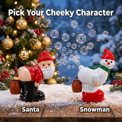 Cheeky Santa Bubble Machine – Musical Christmas Bubble Blower