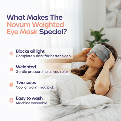 Novum Weighted Eye Mask