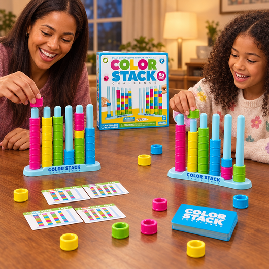 Color Ring Stack Race Game