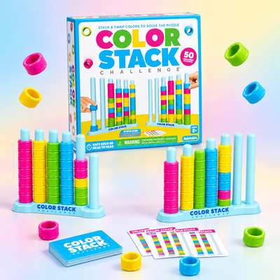 Color Ring Stack Race Game