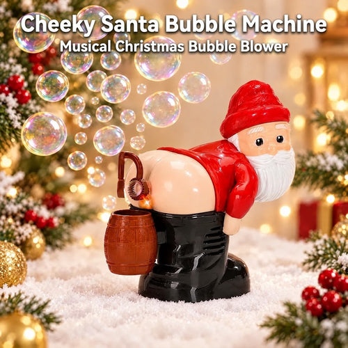 Cheeky Santa Bubble Machine – Musical Christmas Bubble Blower