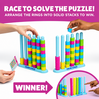 Color Ring Stack Race Game