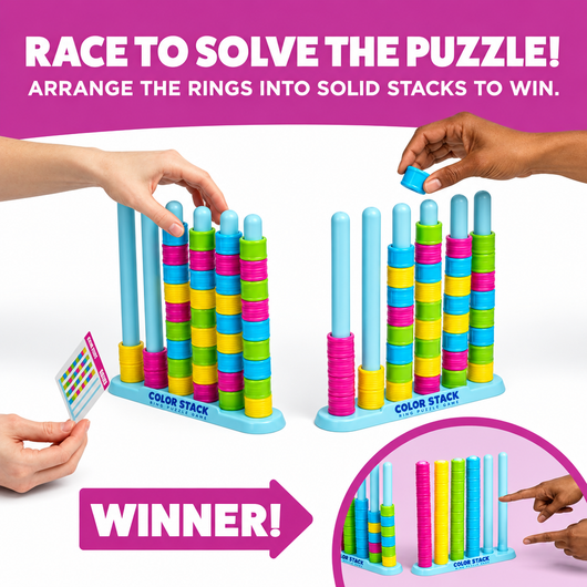 Color Ring Stack Race Game