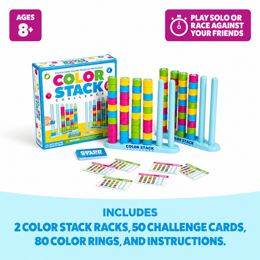 Color Ring Stack Race Game