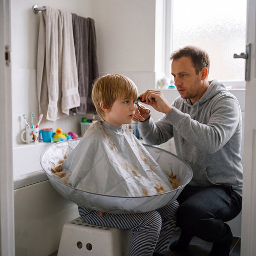 The Hair Catcher Cutting Cape