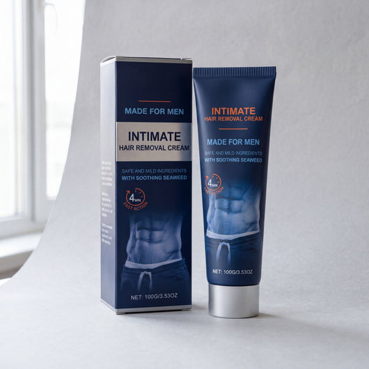 Men's hair removal cream, 100 g tube and carton
